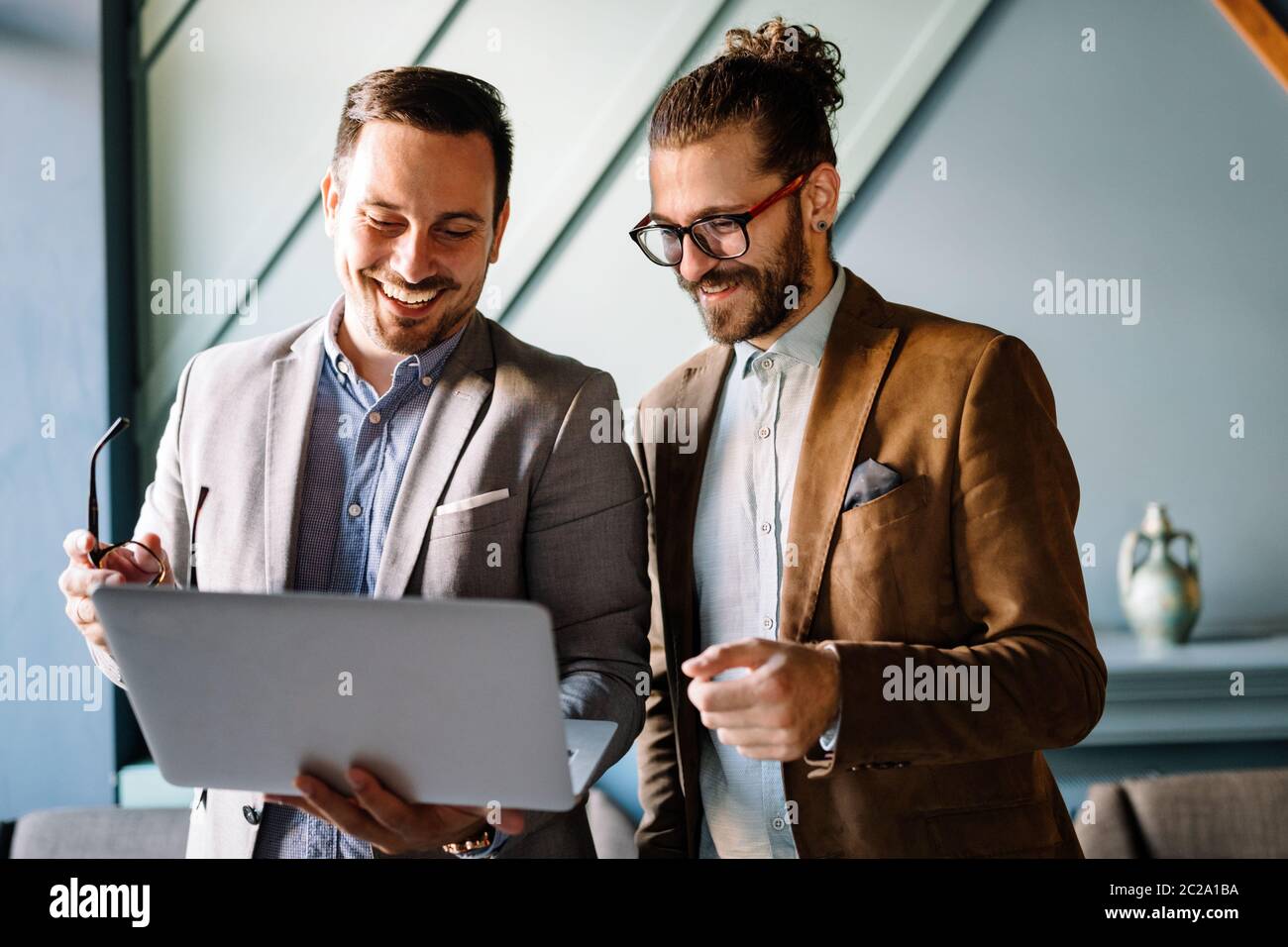 Successful business group of people at work in office Stock Photo - Alamy