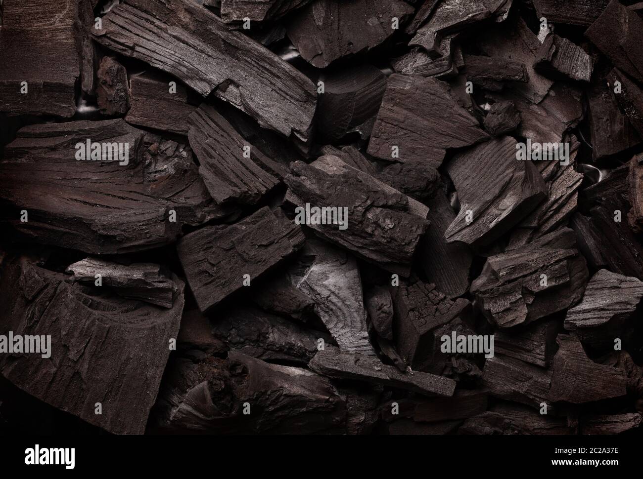 Hot coal barbecue grill backdrop. Top view flat lay. Mockup for your cookin  food Stock Photo - Alamy