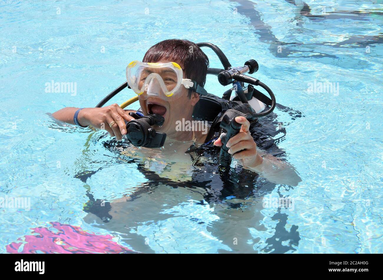 Diving in Croatia Stock Photo Alamy