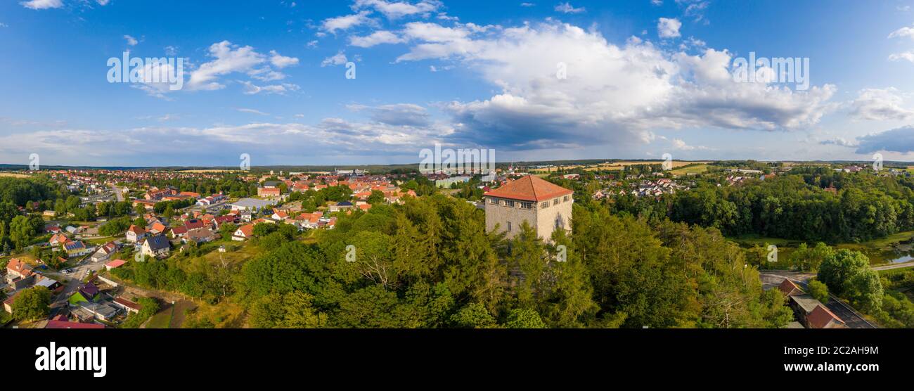 Harzgerode Historisches Schloss Von Harzgerode High Resolution Stock Photography ...