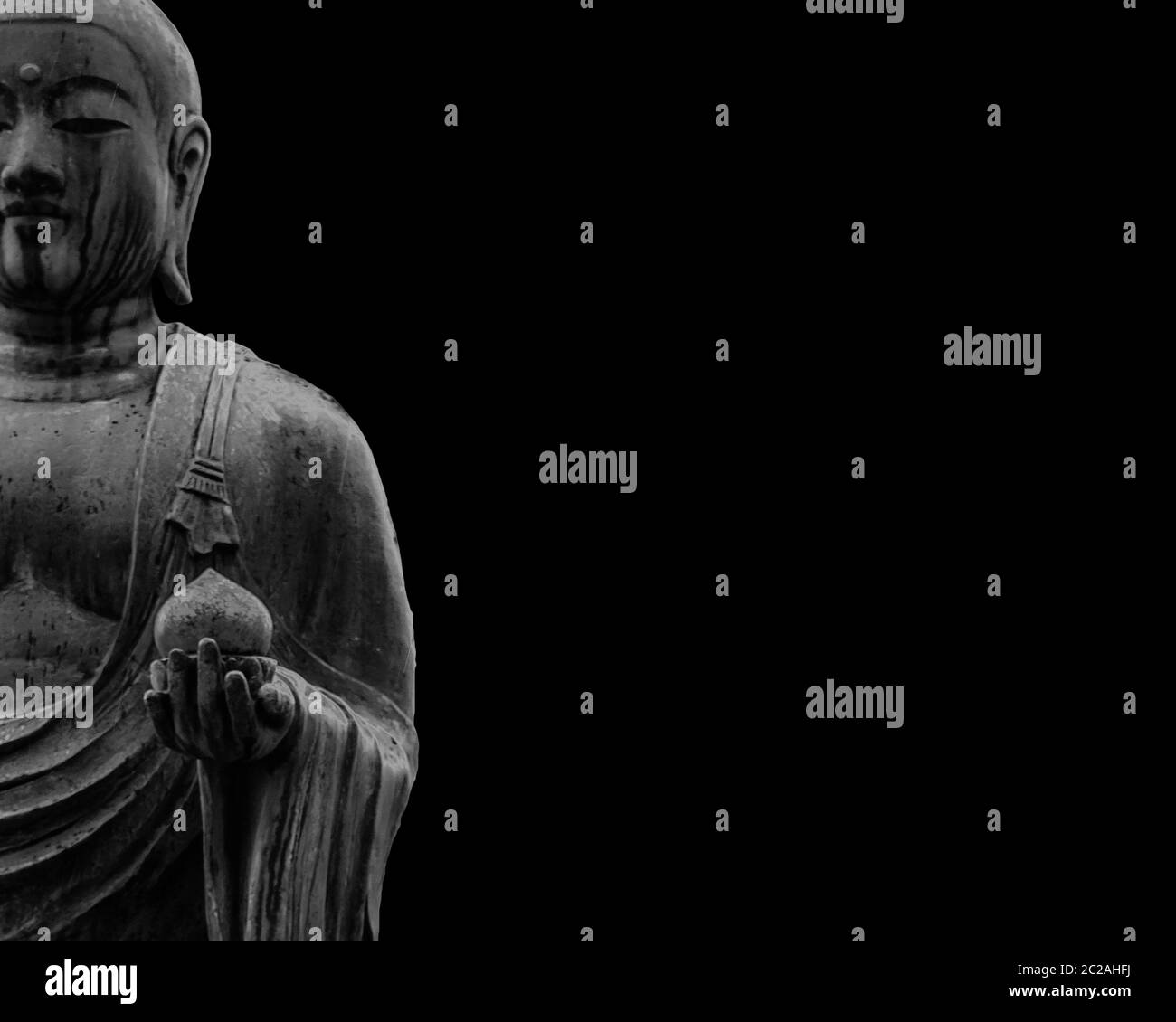 Buddhist Motif Background Template Stock Photo