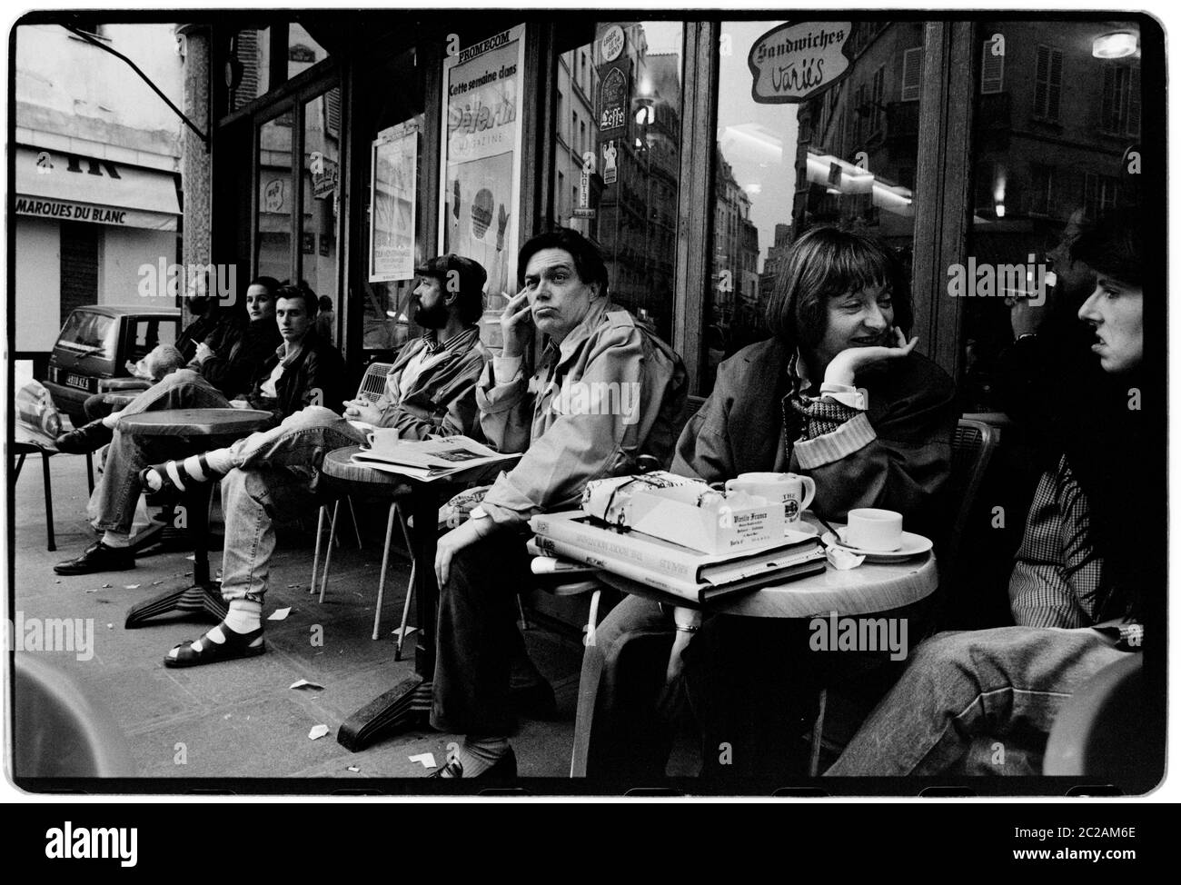 Paris France Street Life 1988 Stock Photo