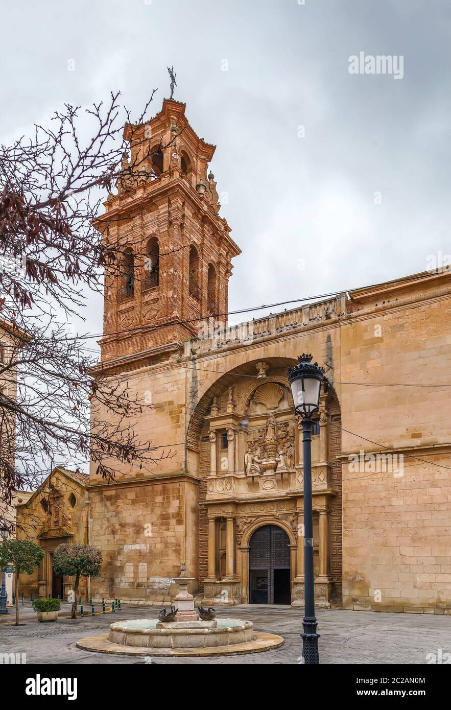 Church of la Asuncion, Spain Stock Photo