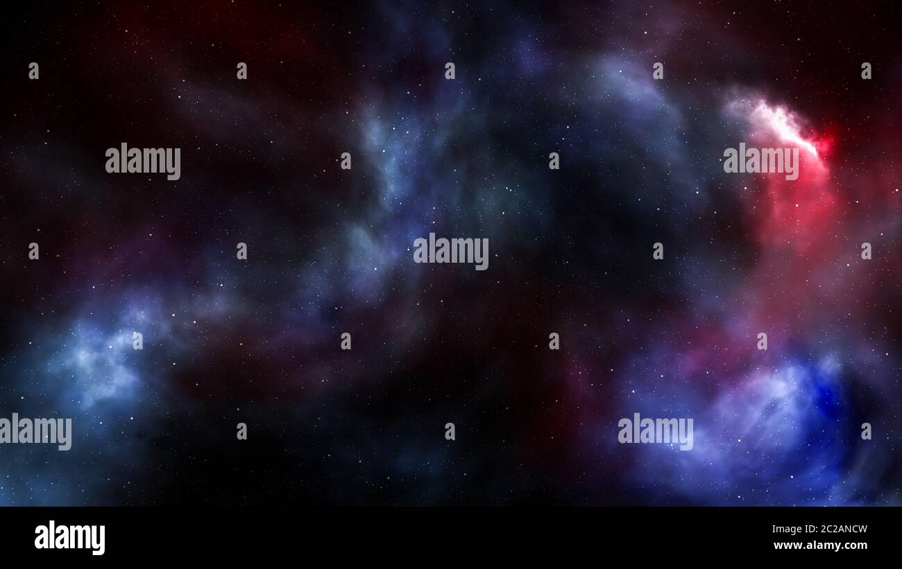 night sky with stars and nebula Stock Photo - Alamy