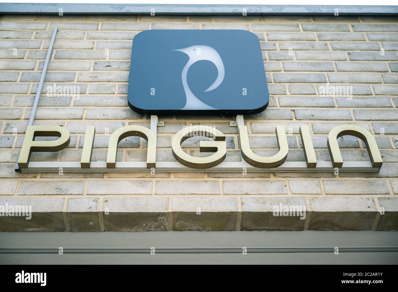 Aurich Germany 17th June Name And Logo Of The Penguin Day Care Centre In Aurich Which On 16 06 Took First Place In The German Childcare Prize Which Is Endowed With Aurich Germany 17th June Name And Logo Of The Penguin Day Care Centre In Aurich Which On 16 06 Took First Place In The German Childcare Prize Which Is Endowed With
