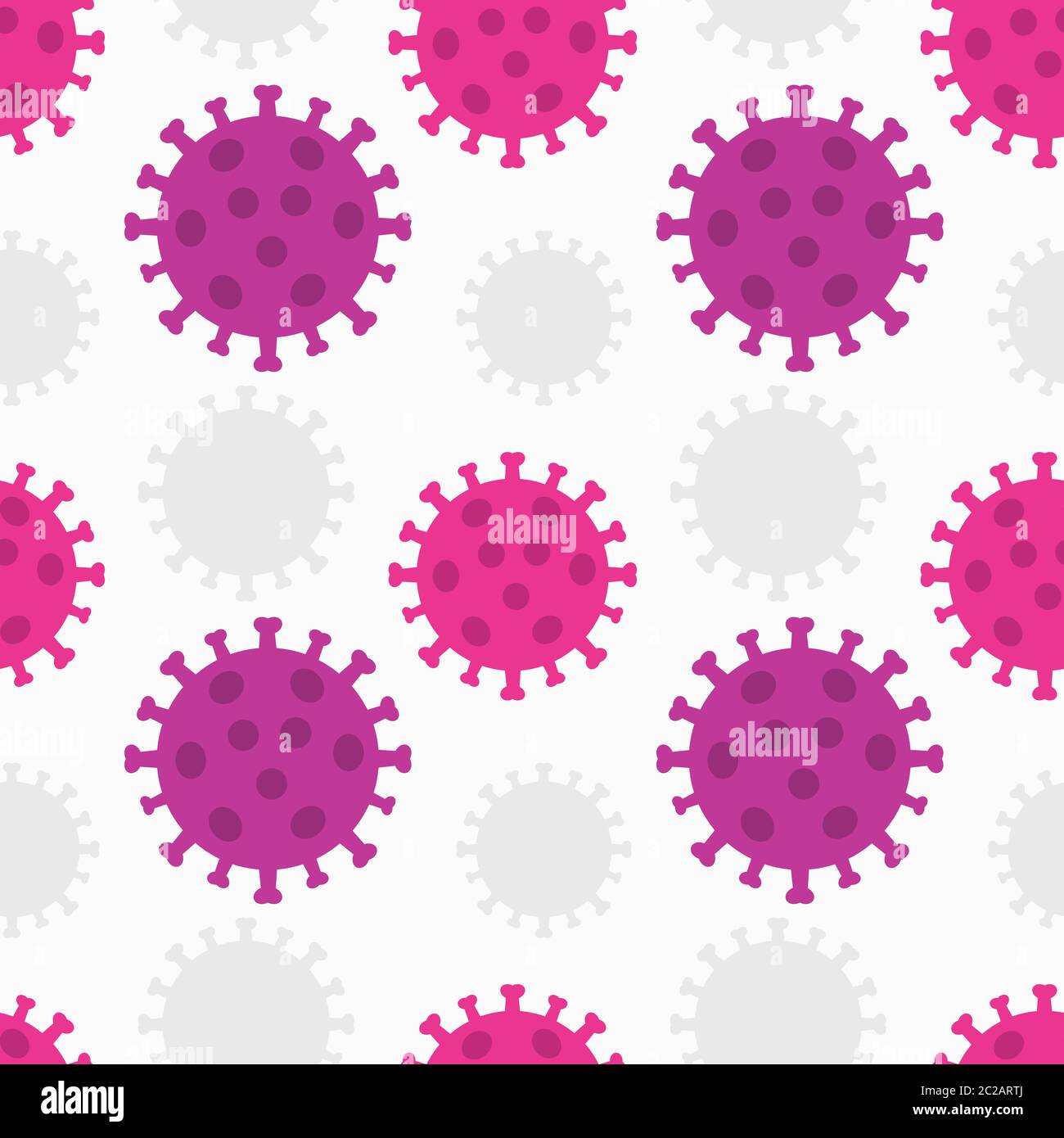 Coronavirus virus seamless pattern. Vector illustration Stock Vector ...