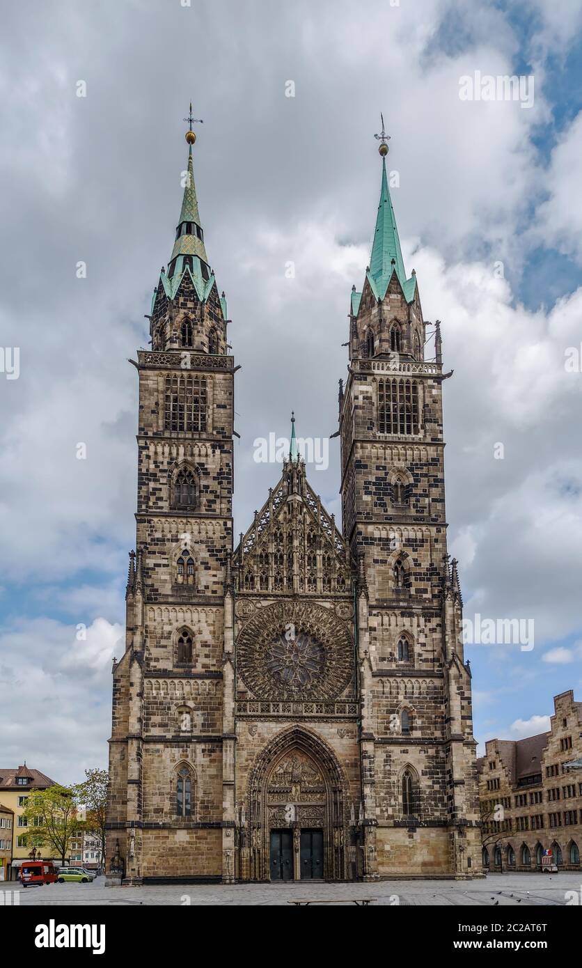 St lorenz cathedral nuremberg germany hi-res stock photography and ...