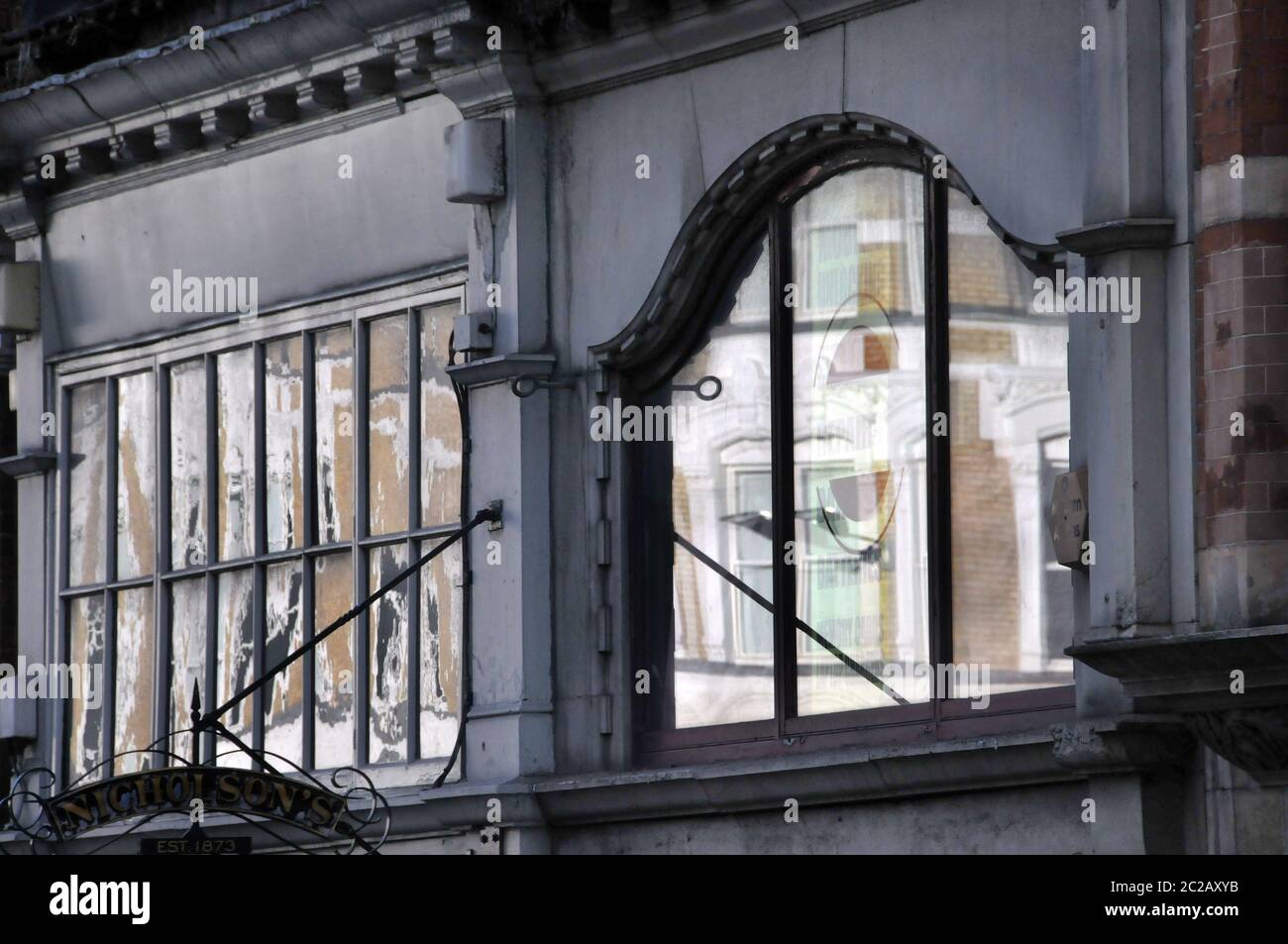 reflection in the facade in London Stock Photo