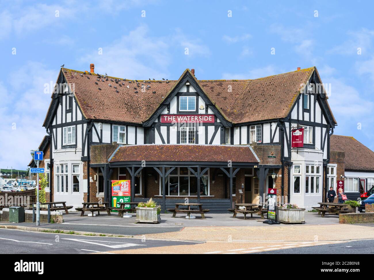 The Waterside Inn at Shoreham-by-Sea, West Sussex, England, UK. Stock Photo