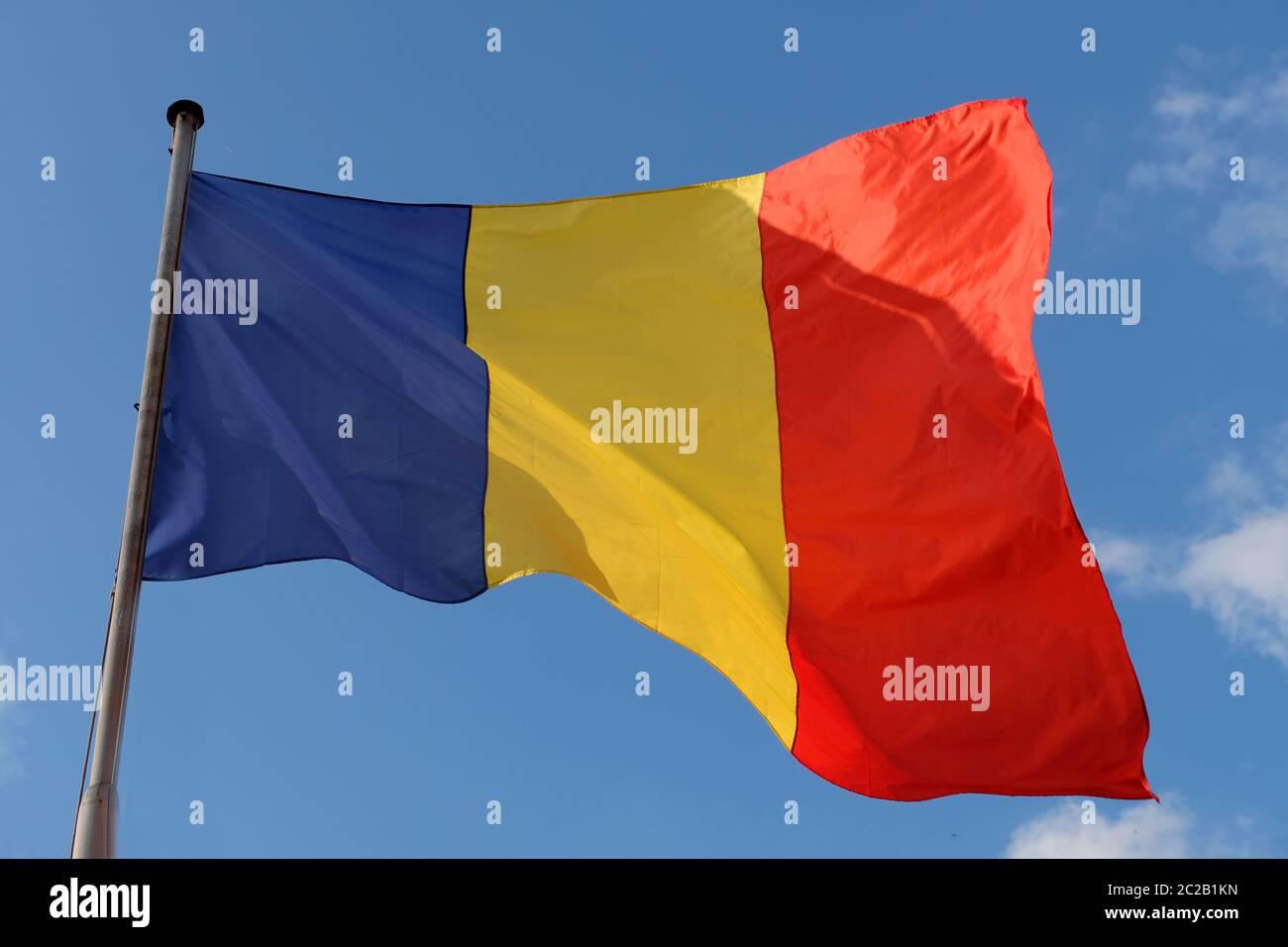 Flagge von Rumänien Stock Photo Alamy