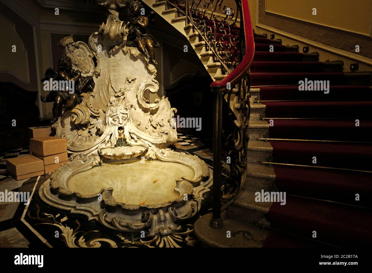 Art collection of the Poldi Pezzoli museum, an historical house building turned into a public museum, in Milan. Stock Photo