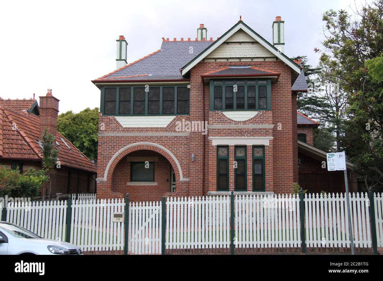 Pictured is a house in the Sydney Lower North Shore suburb of Neutral Bay Stock Photo Alamy