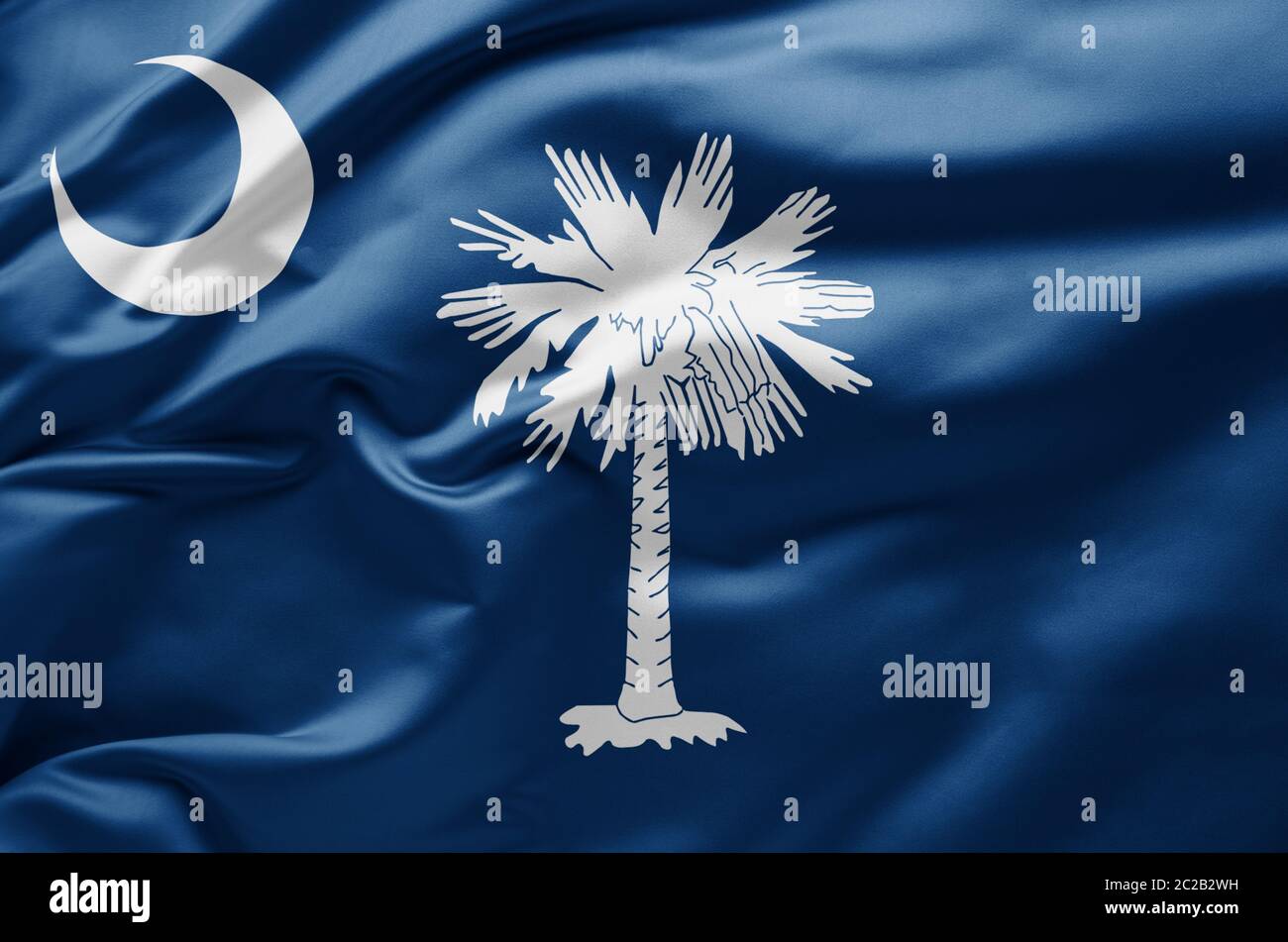 State flag south carolina waving hires stock photography and images