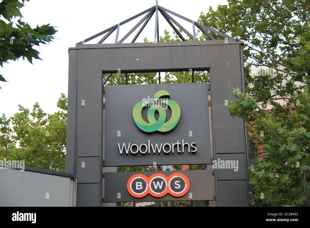 Pictured is the Woolworths store at Grosvenor Street, Neutral Bay Stock
