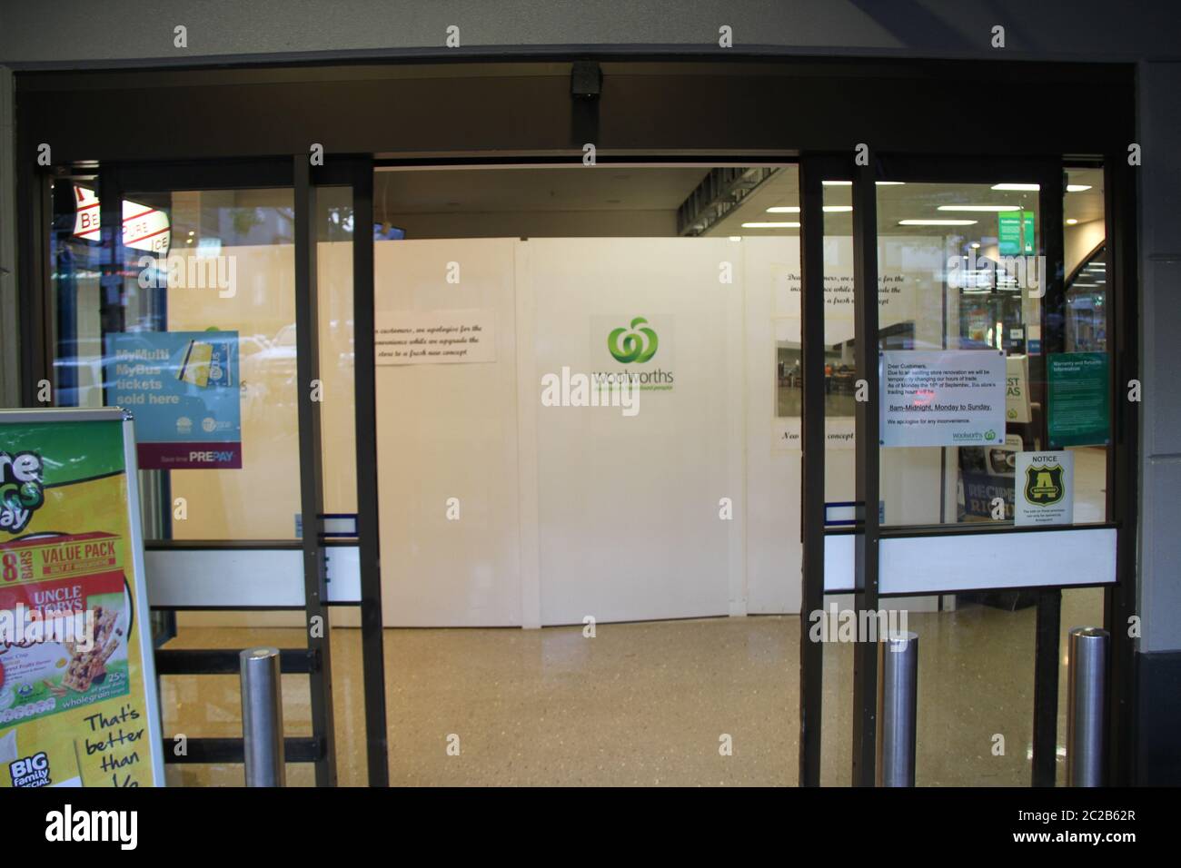 Pictured Is The Woolworths Store At Grosvenor Street Neutral Bay Stock 