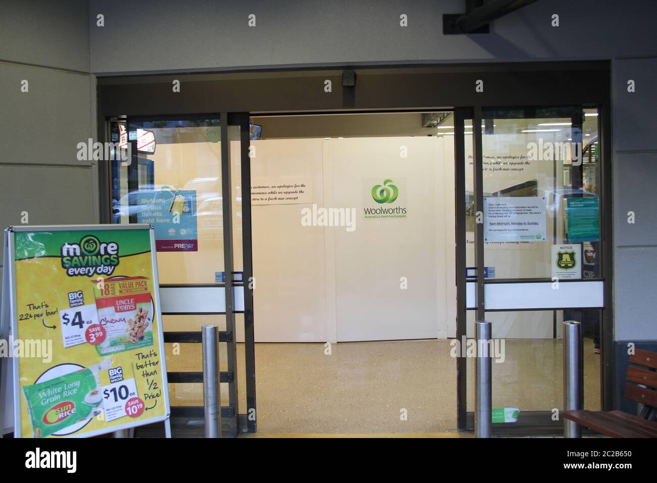 Pictured Is The Woolworths Store At Grosvenor Street Neutral Bay Stock 