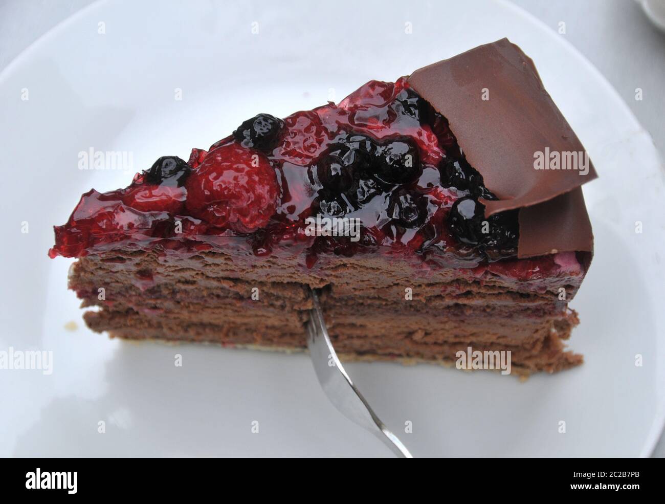 chocolate pie Stock Photo