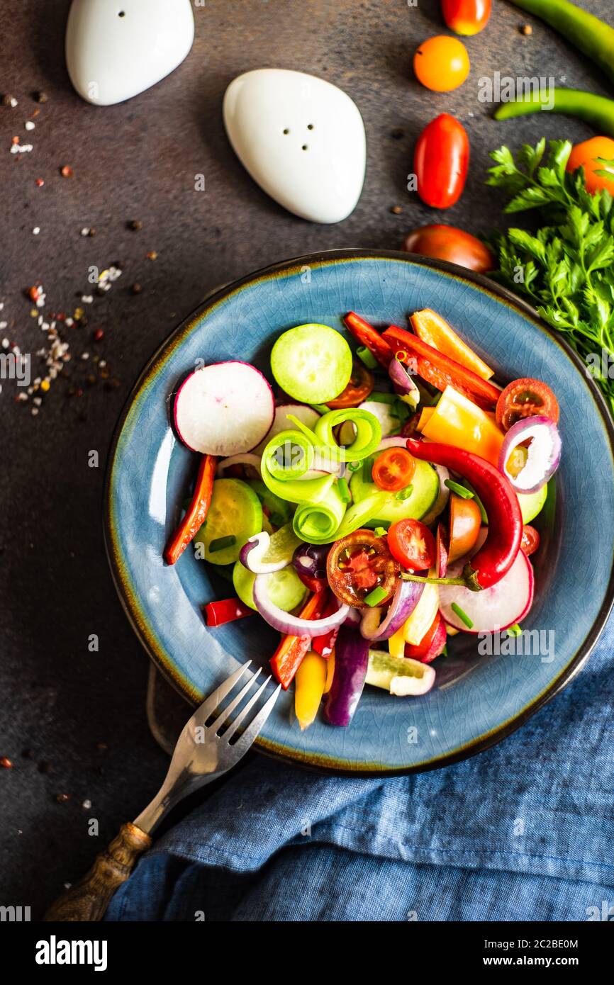 Healthy food concept Stock Photo - Alamy