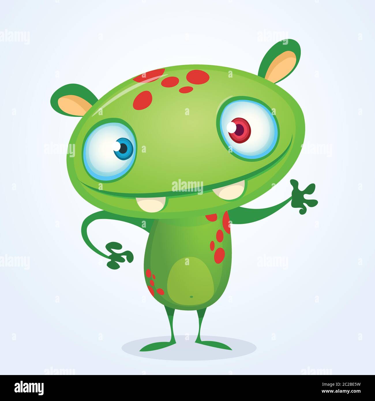 Cartoon funny slime monster hi-res stock photography and images - Alamy