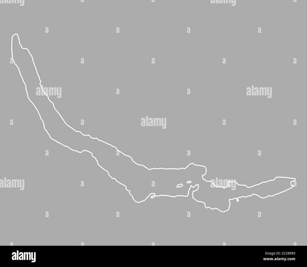 Map of Lake Zurich Stock Photo Alamy
