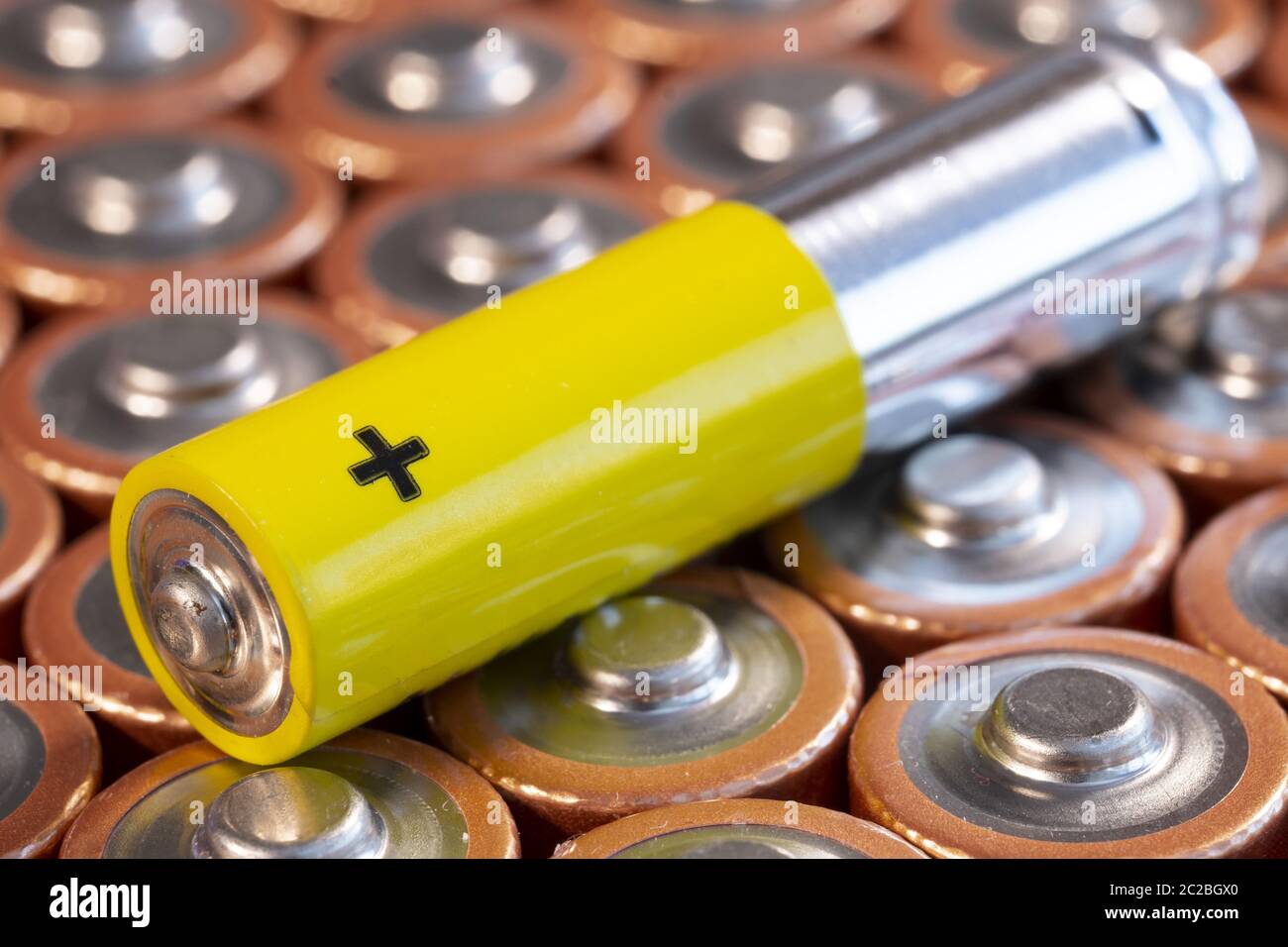 Multiple AA and AAA batteries Stock Photo Alamy