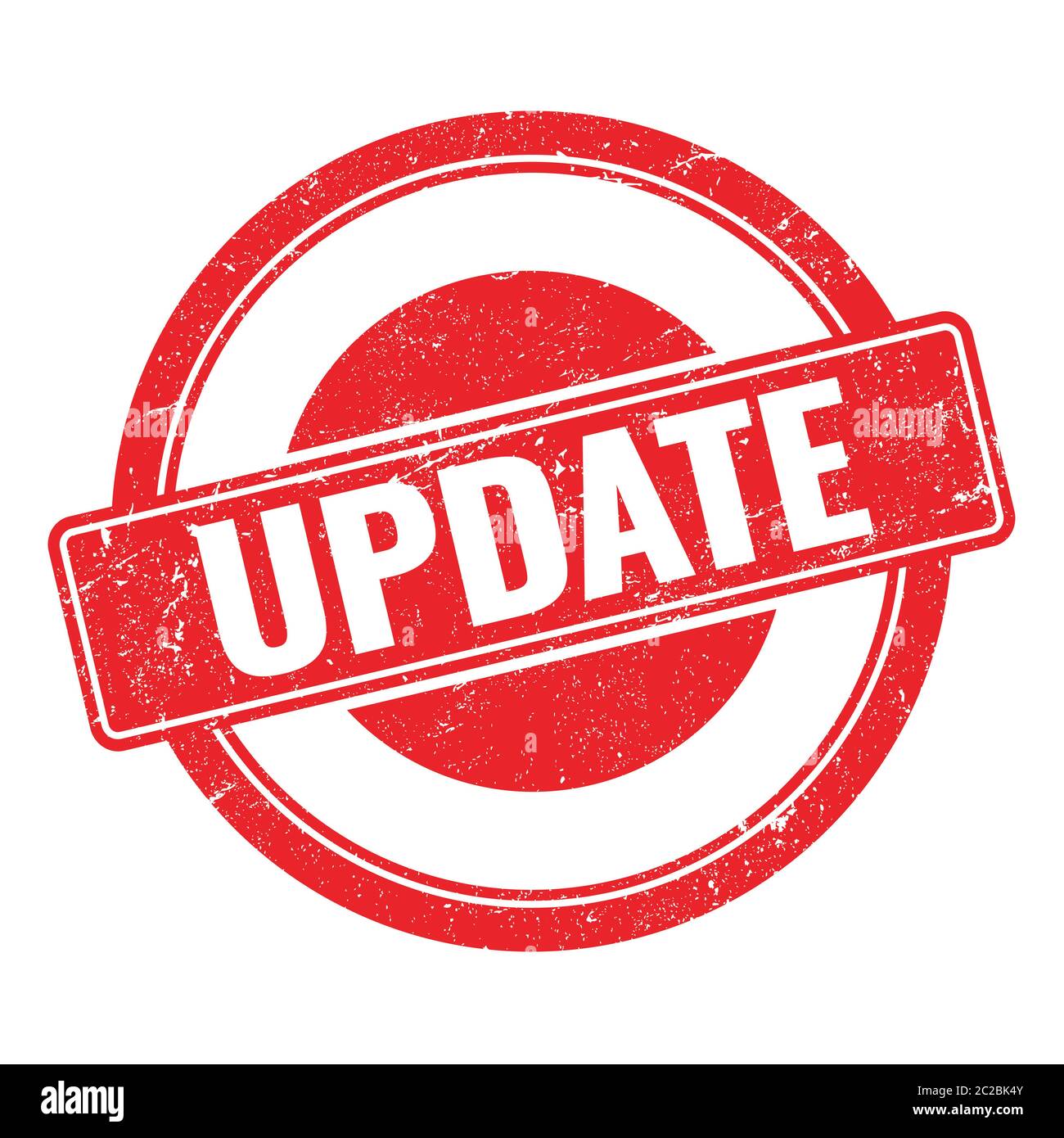 Update sign round vintage hi-res stock photography and images - Alamy