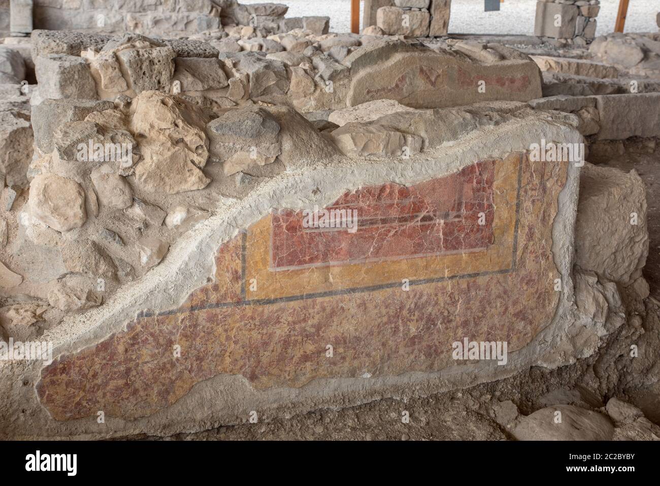 Ruins of the ancient fishing village of Magdala (Mejdel) current day ...