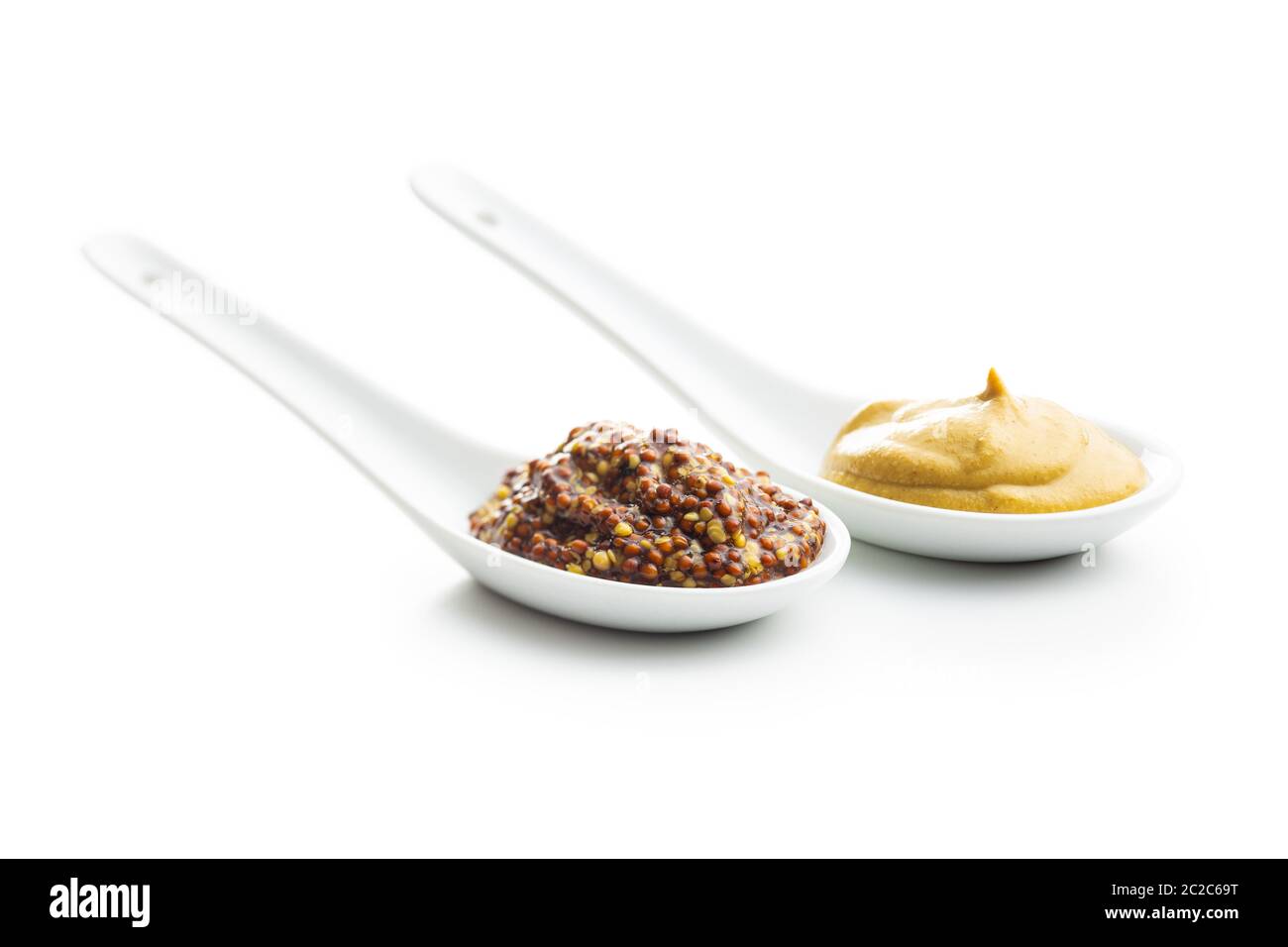 Whole grain mustard spoon hi-res stock photography and images - Alamy