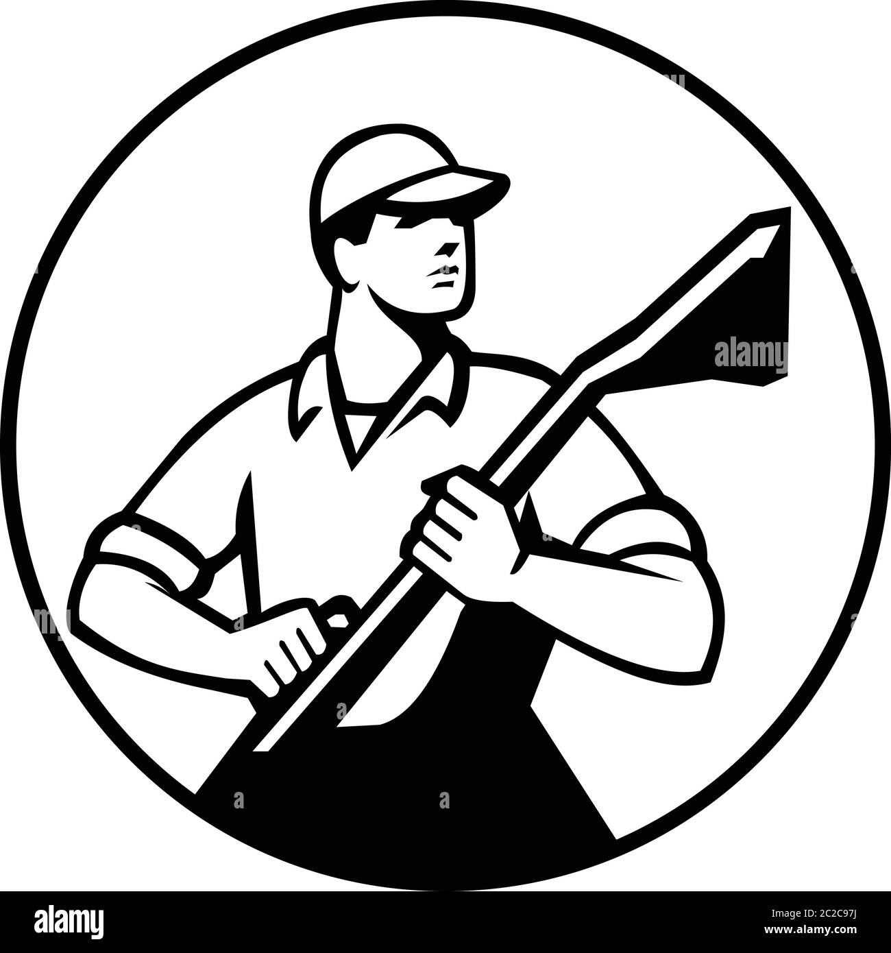 Vacuum cleaner vector vectors Black and White Stock Photos & Images - Alamy