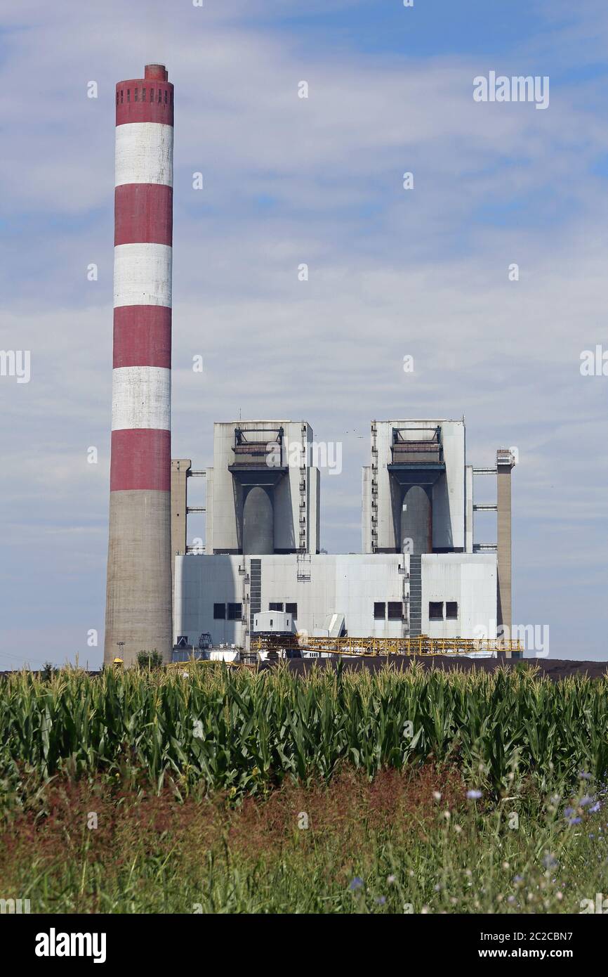 Fossil Fuel Coal Plant Thermal Power Station Stock Photo - Alamy