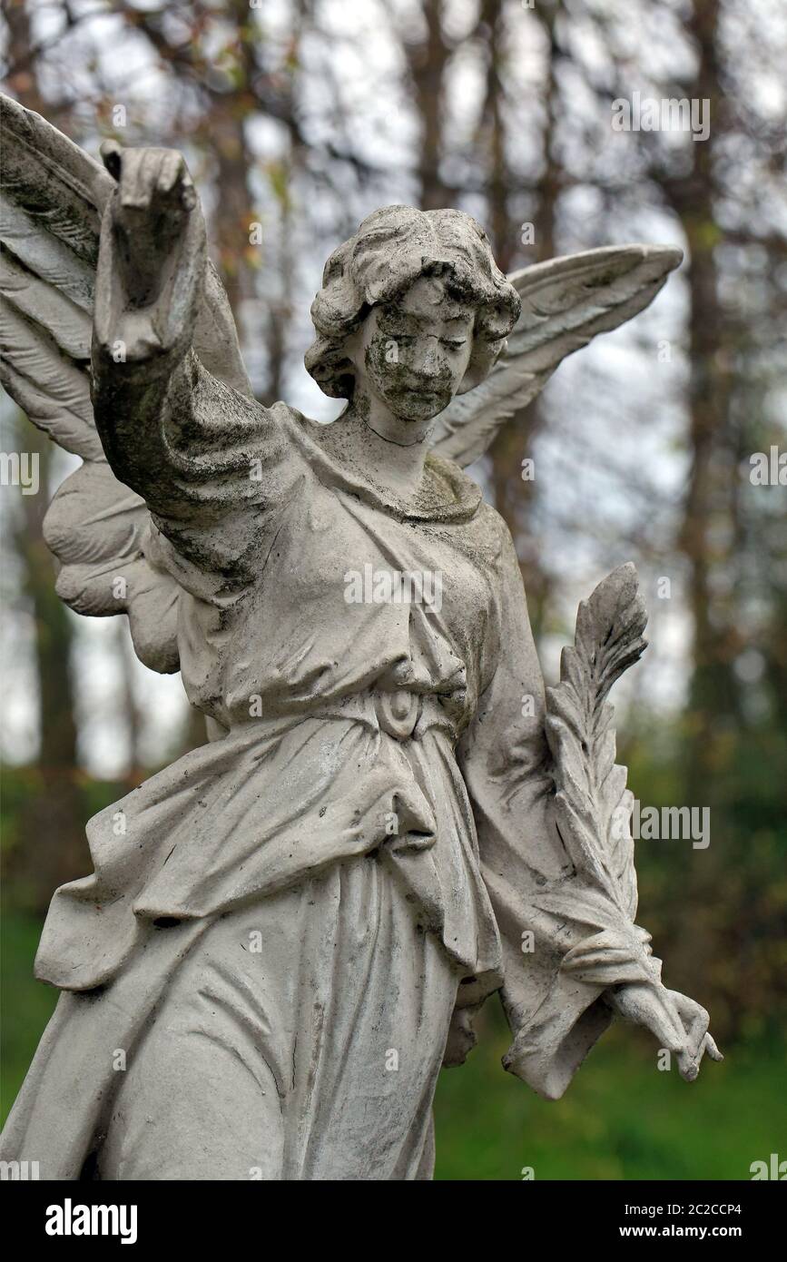 grave angel Stock Photo