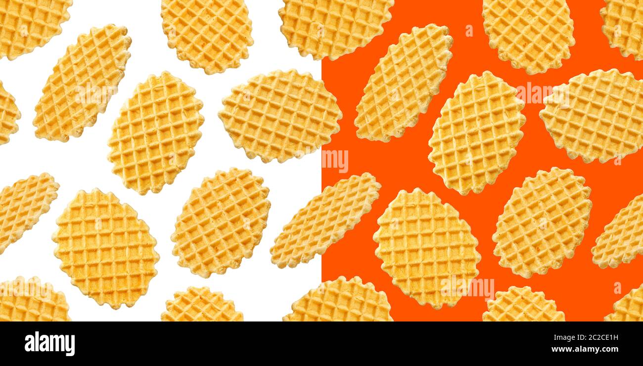 Belgian waffle seamless pattern hi-res stock photography and images - Alamy