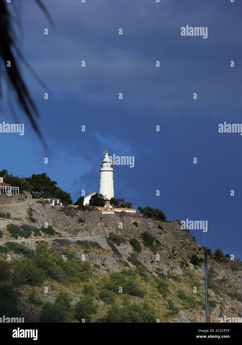 Lighthouse of Port de SollÃ©r Stock Photo