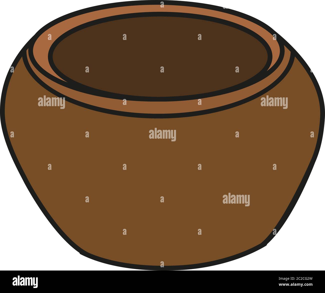 clay pot isolated Stock Vector Image & Art - Alamy