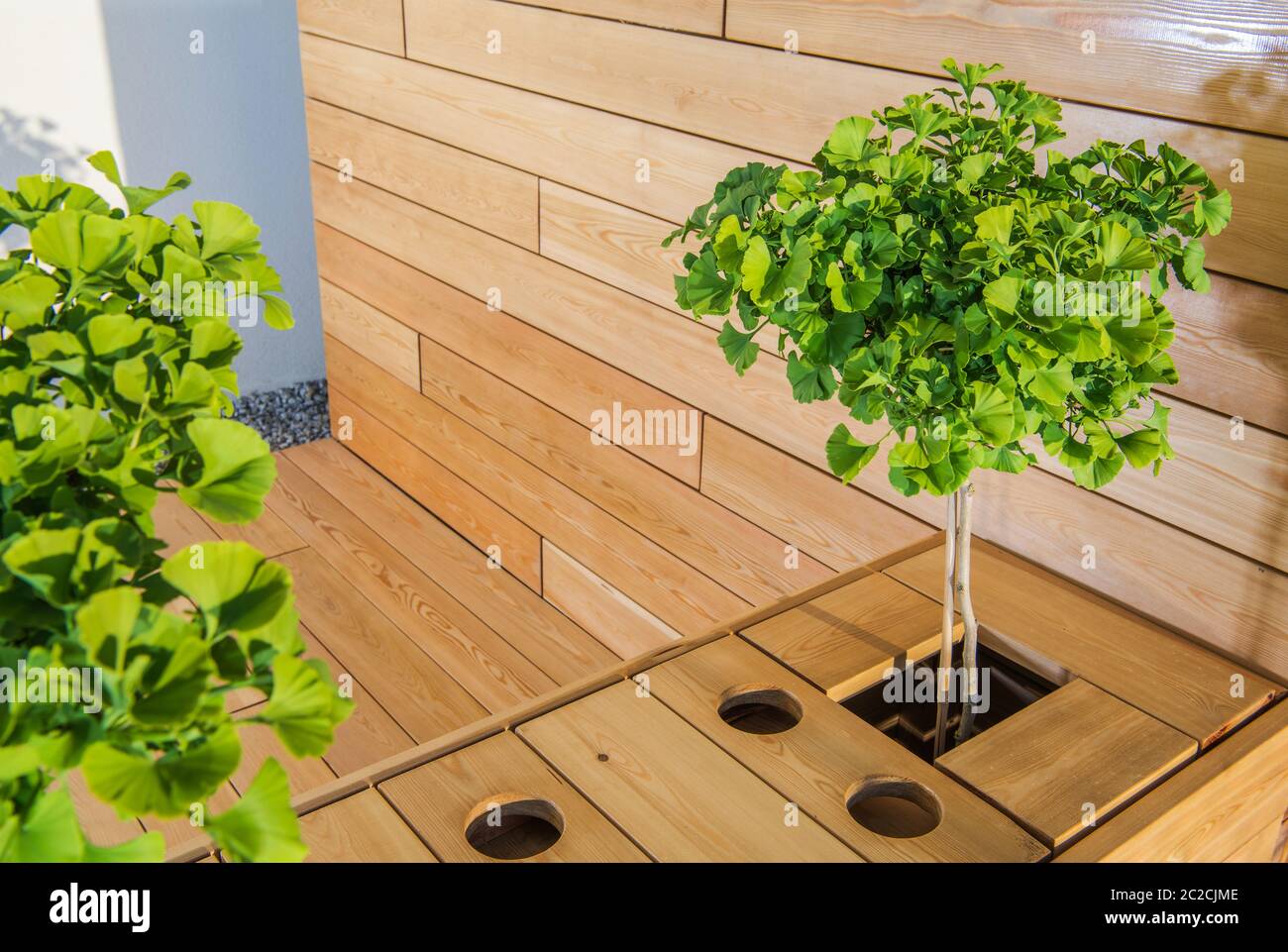 Custom Made Stylish Exotic Wood Garden Furniture and Porch. Elegant