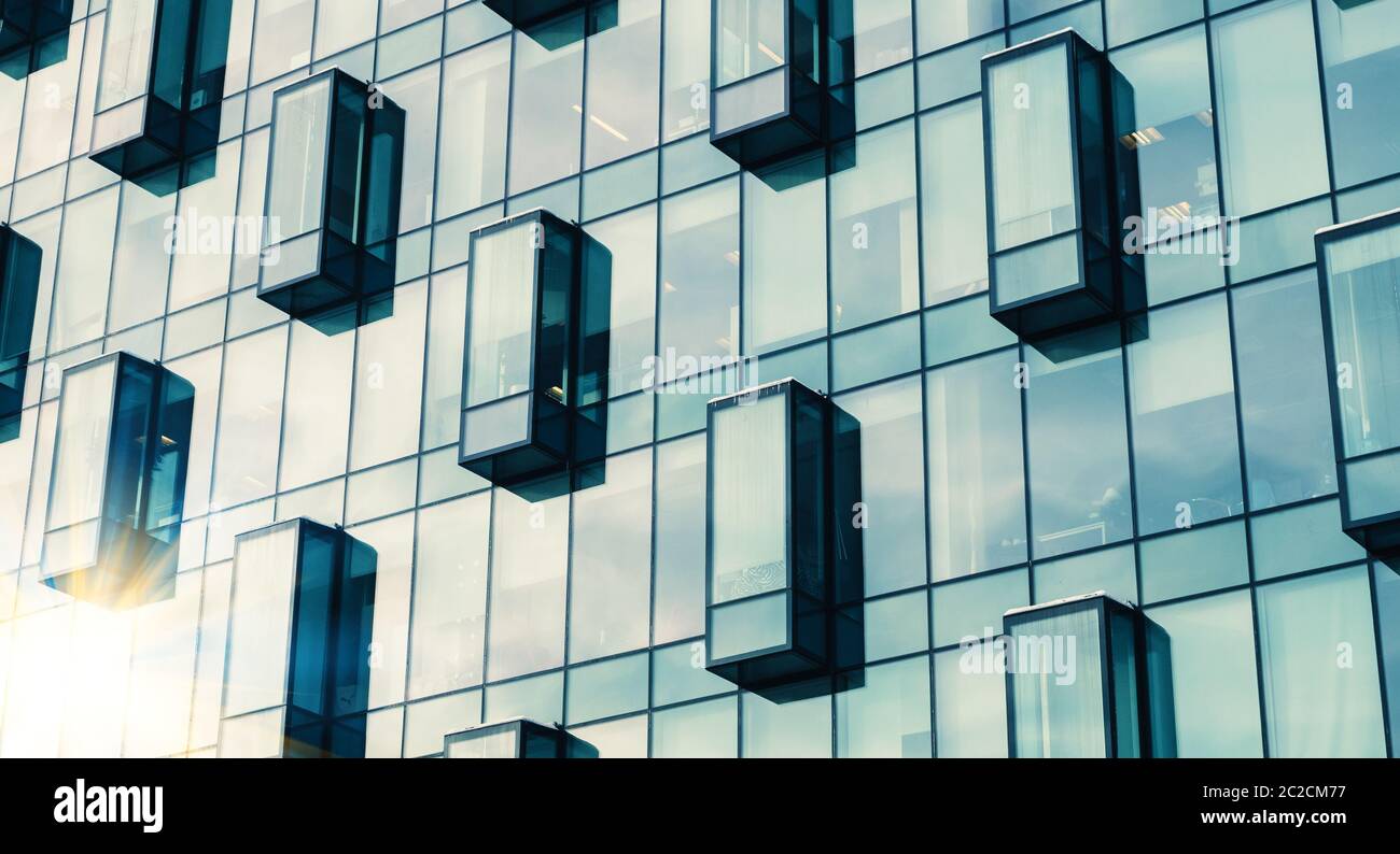 office building exterior Stock Photo