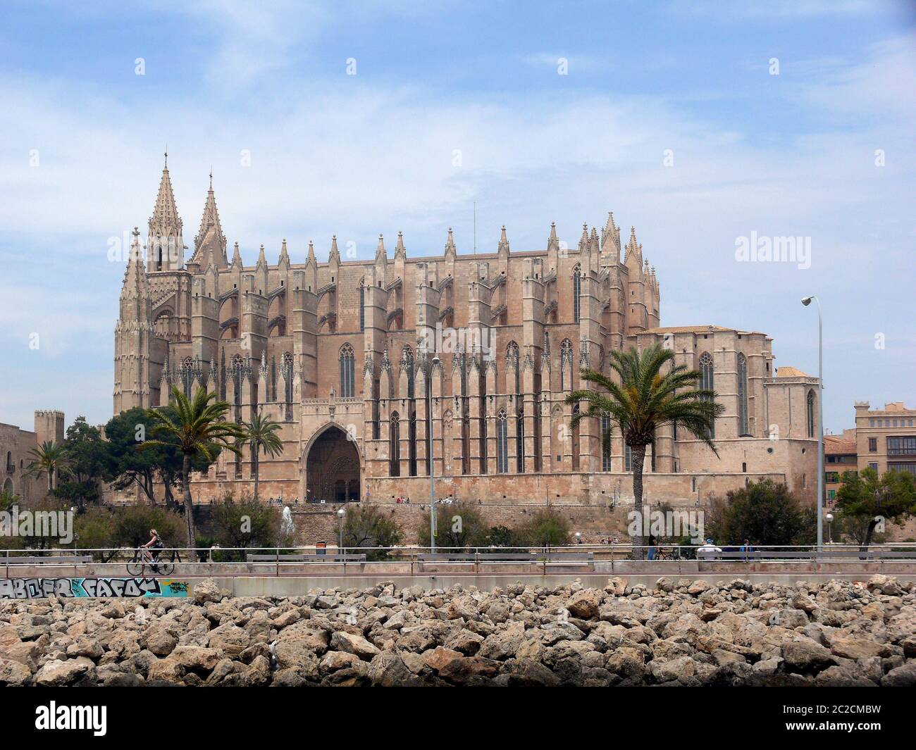 Cathedral of Palma de Mallorca Stock Photo