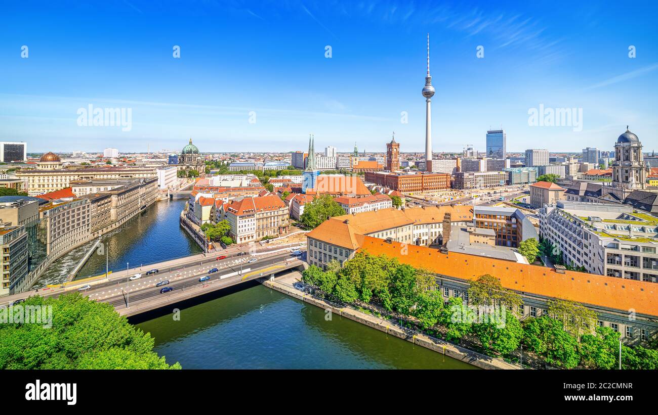 panoramic view at central berlin, germany Stock Photo - Alamy