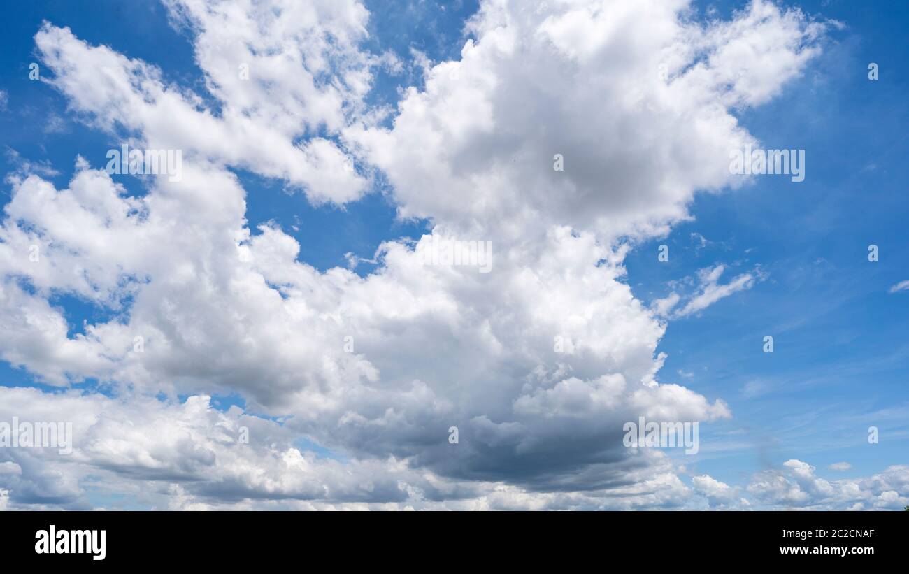 Beautiful blue sky and clouds natural background Stock Photo - Alamy