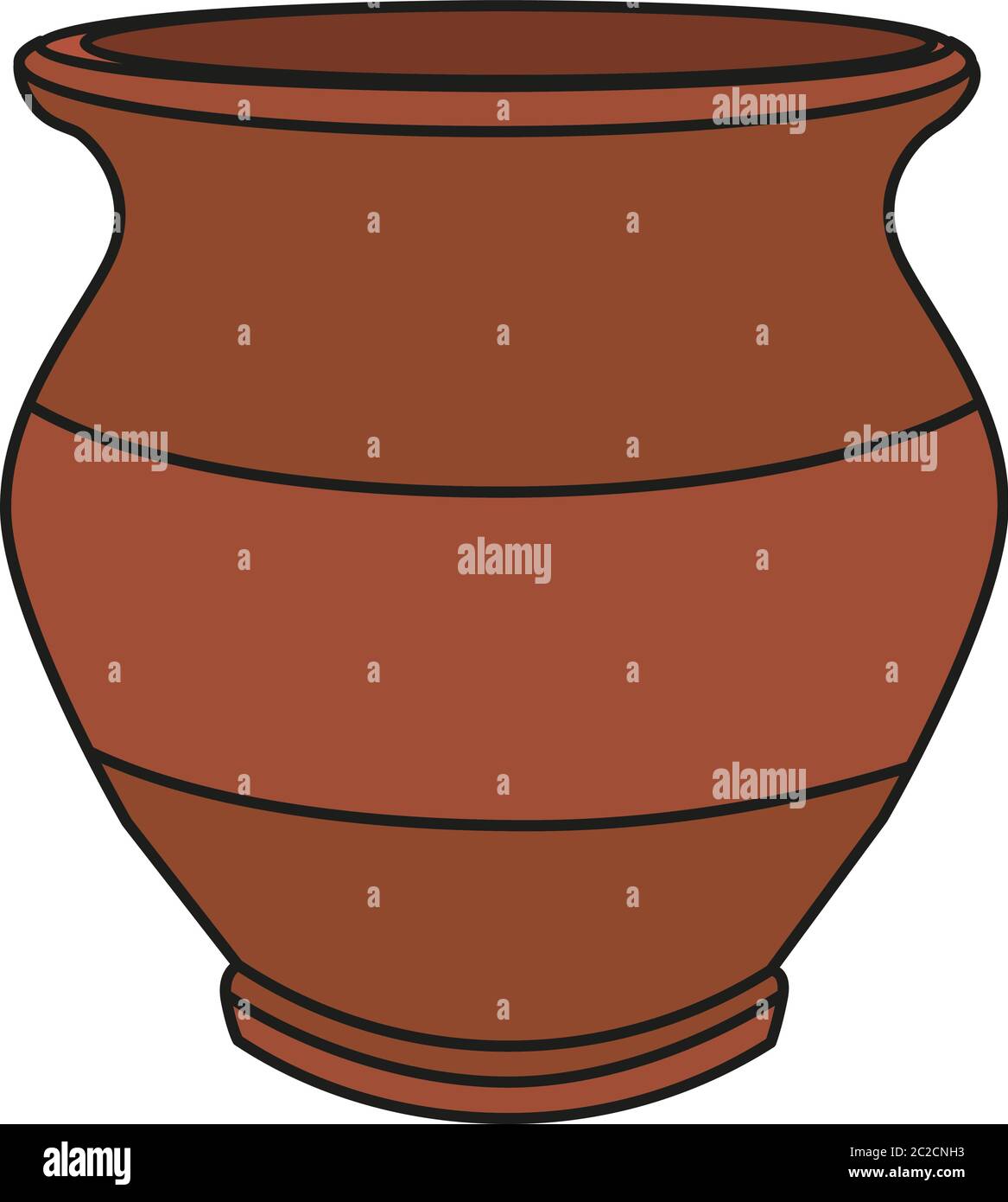 clay pot isolated Stock Vector Image & Art - Alamy
