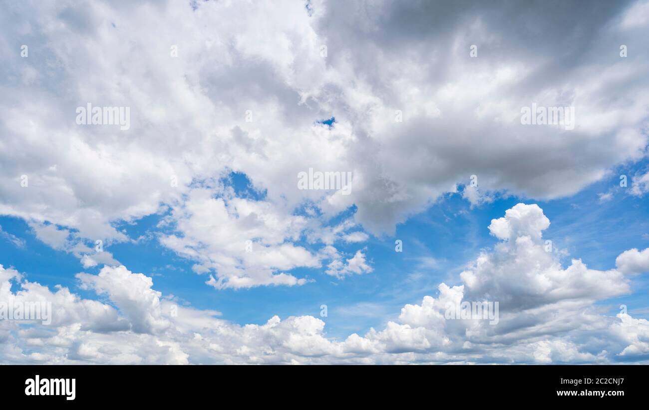 Beautiful blue sky and clouds natural background Stock Photo - Alamy