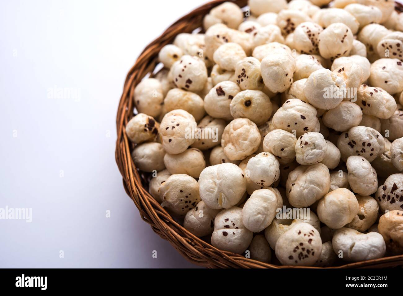Makhana, also called as Lotus Seeds or Fox Nuts are popular dry snacks