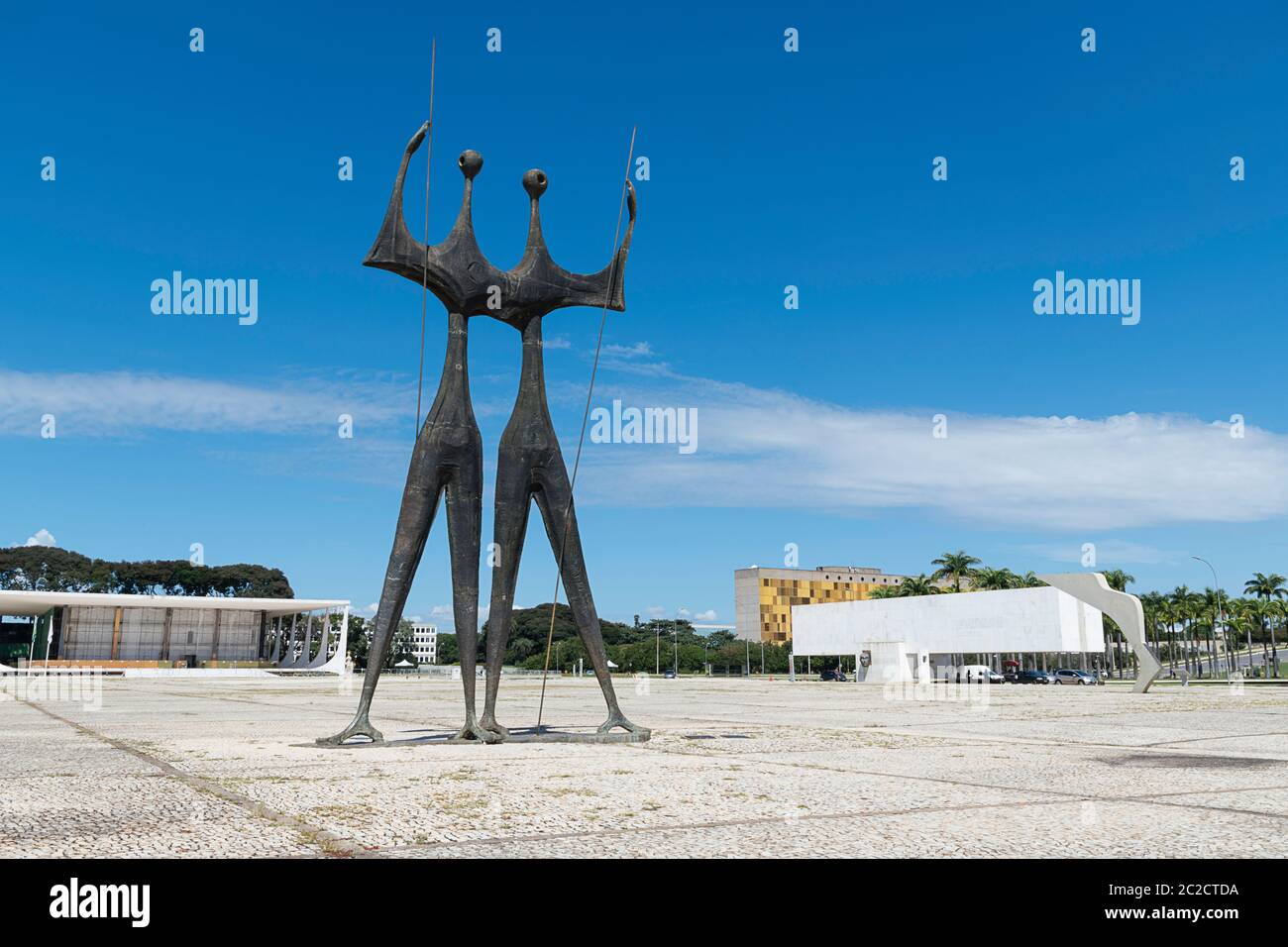 The Warriors sculpture, commonly known as The Candangos (Os Candangos ...