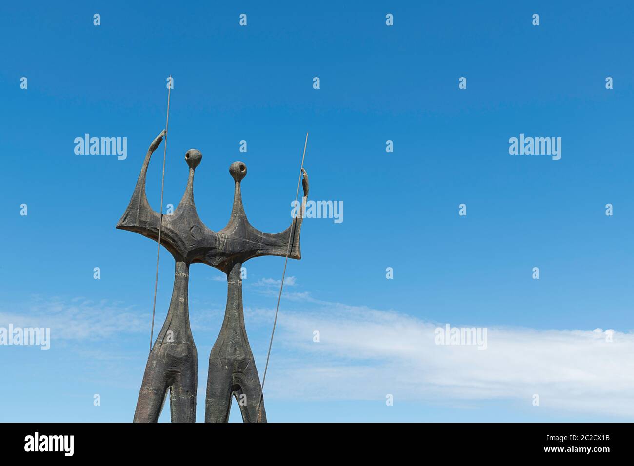The Warriors sculpture, commonly known as The Candangos (Os Candangos ...