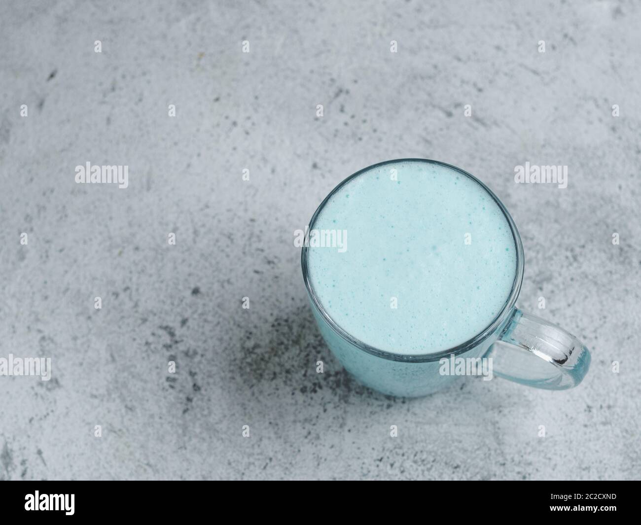 butterfly pea latte or blue spirulina latte Stock Photo Alamy