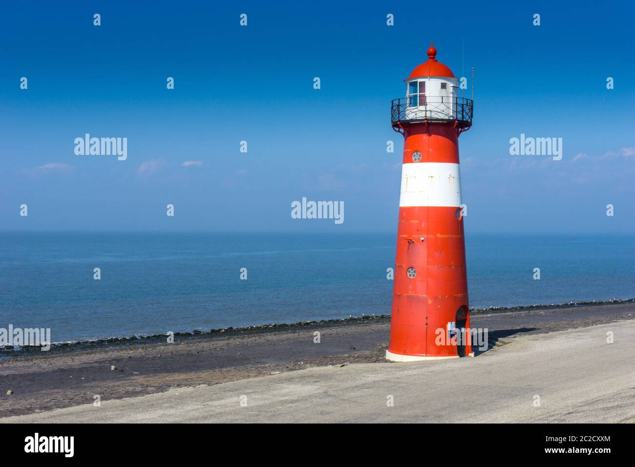 Beautiful seaside impressions in the Netherlands Stock Photo