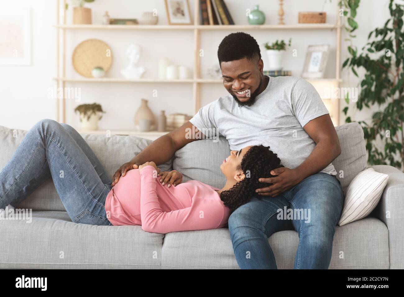Man resting hands on stomach hi-res stock photography and images - Alamy