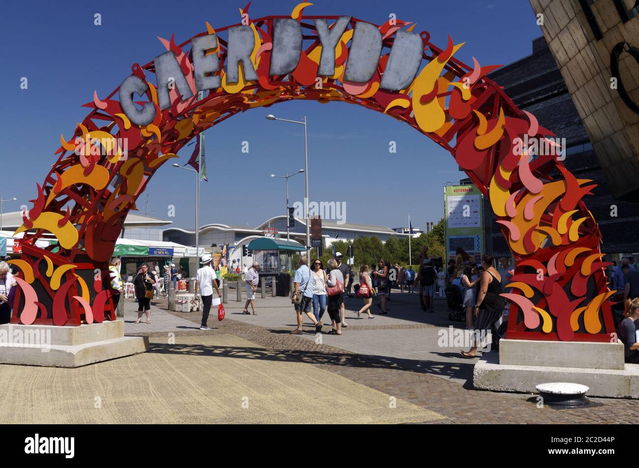Eisteddfod Genedlaethol 2019, Cardiff Bay, Wales Stock Photo Alamy