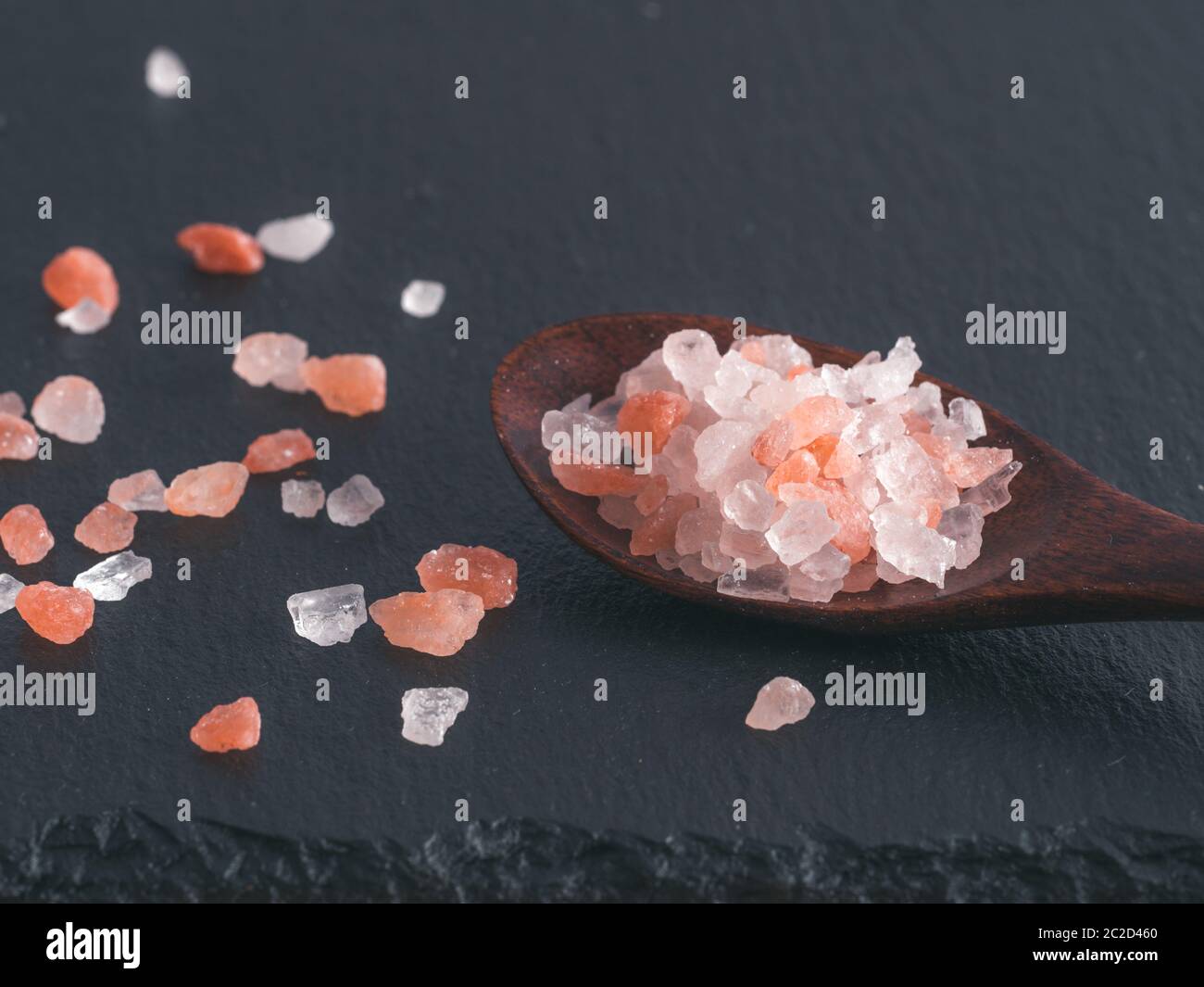 Himalayan pink salt in crystals Stock Photo - Alamy