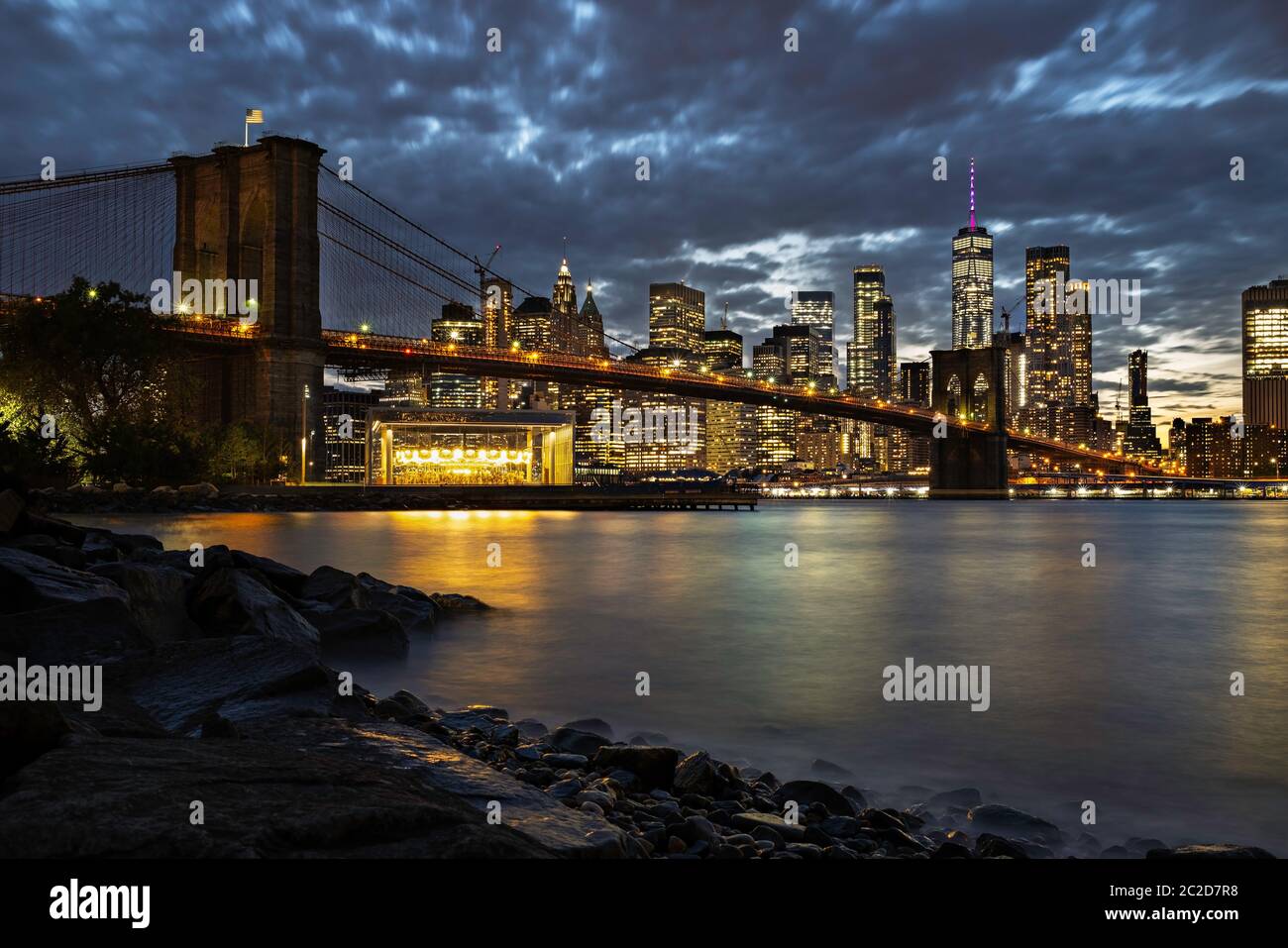Long view lower manhattan hi-res stock photography and images - Alamy